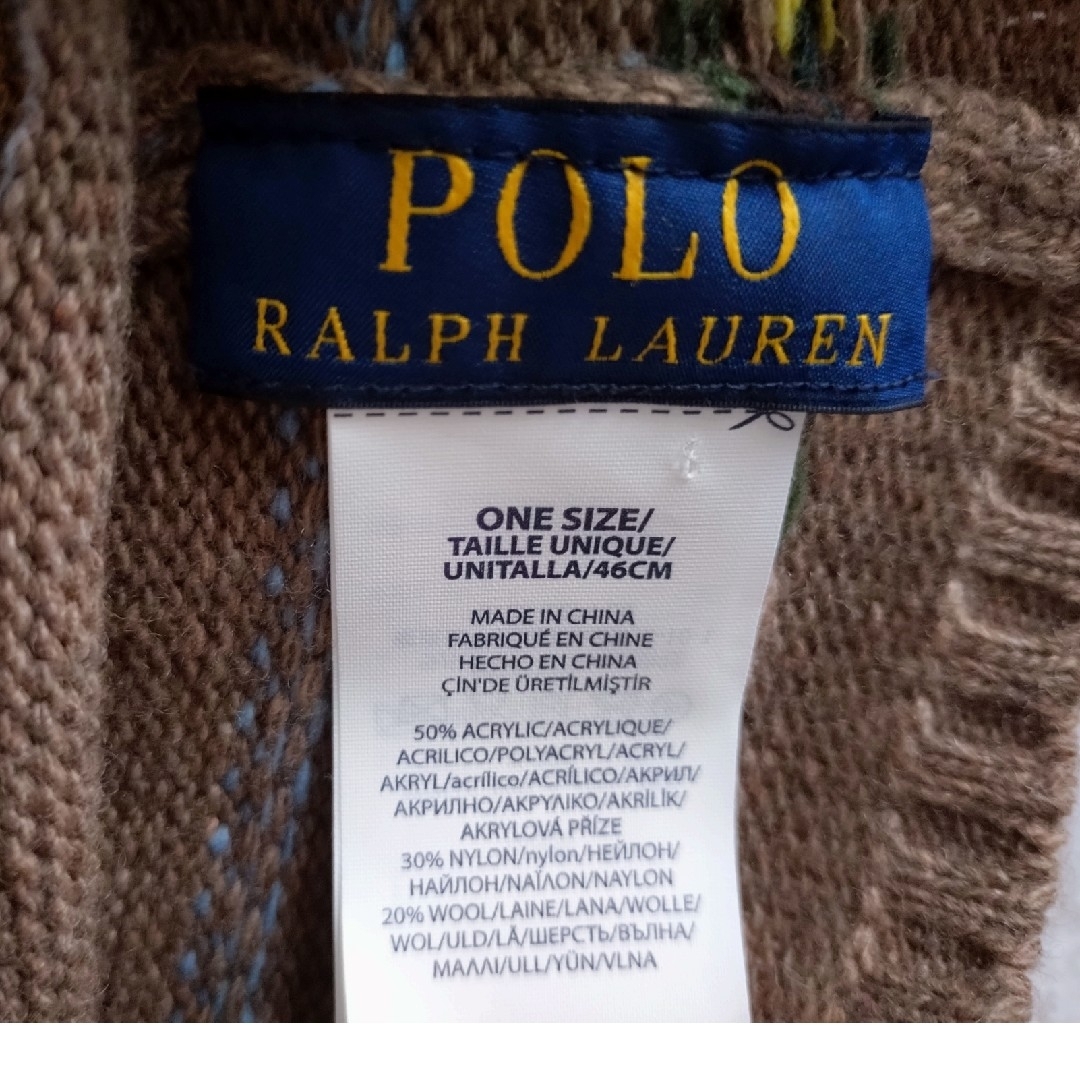 POLO RALPH LAUREN(ポロラルフローレン)のラルフローレン　ニット帽 レディースの帽子(ニット帽/ビーニー)の商品写真
