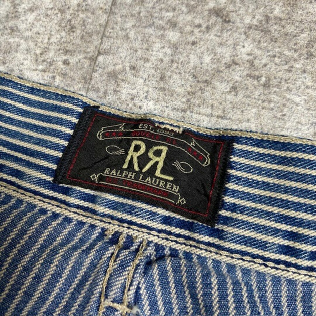 RRL(ダブルアールエル)の90's RRL DOUBLE RL デニムショーツ 三つ星タグ USA製 ハーフパンツ ペインター 米国製 154U メンズのパンツ(ショートパンツ)の商品写真