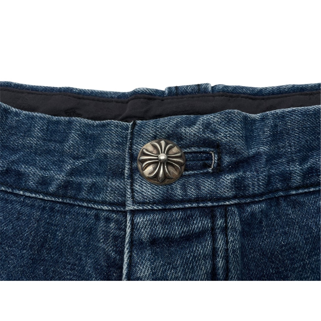 Chrome Hearts(クロムハーツ)のCHROME HEARTS クロムハーツ ショートパンツ Denim Carpenter Shorts デニムカーペンターショーツ サイズ36 美品 中古 60744 レディースのパンツ(ショートパンツ)の商品写真