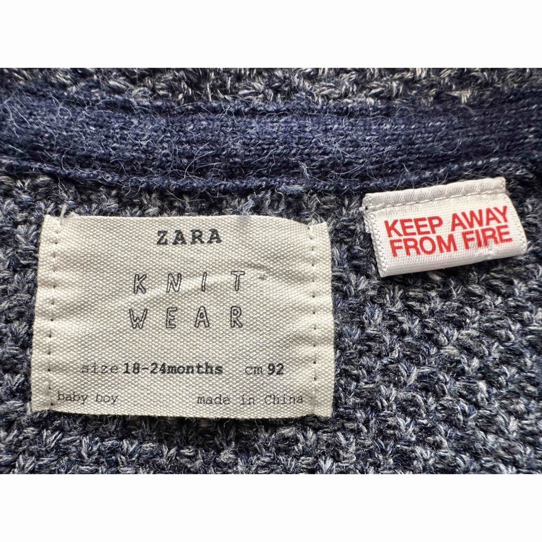 ZARA(ザラ)のZARA  上着　カーデ キッズ/ベビー/マタニティのキッズ服男の子用(90cm~)(カーディガン)の商品写真