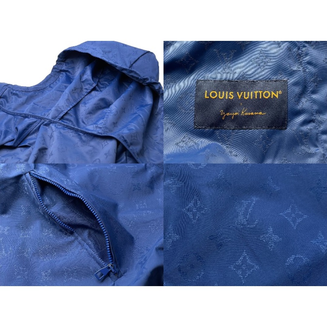 LOUIS VUITTON(ルイヴィトン)の新品同様品 LOUIS VUITTON ルイヴィトン 草間彌生 モノグラム ジャケット ウインドブレーカー サイズ48 ブルー 中古 60528 レディースのジャケット/アウター(その他)の商品写真