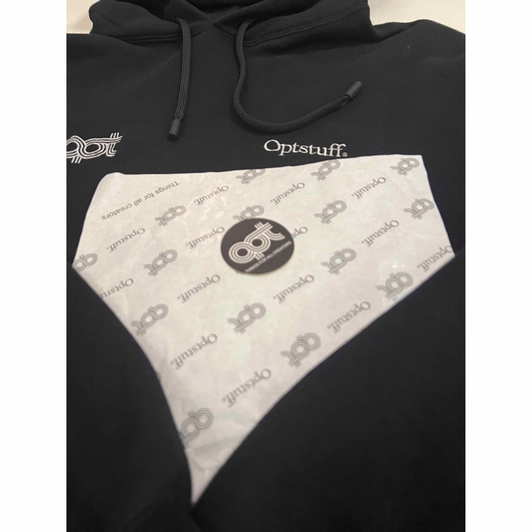 OPTSTUFF SWEAT HOODIE(BLACK) XL