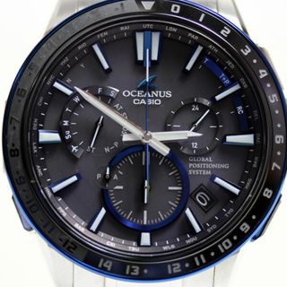 カシオ(CASIO)のCASIO カシオ OCEANUS GPS電波ソーラー 腕時計 ソーラー OCW-G1200-1AJF メンズ【中古】(腕時計(デジタル))