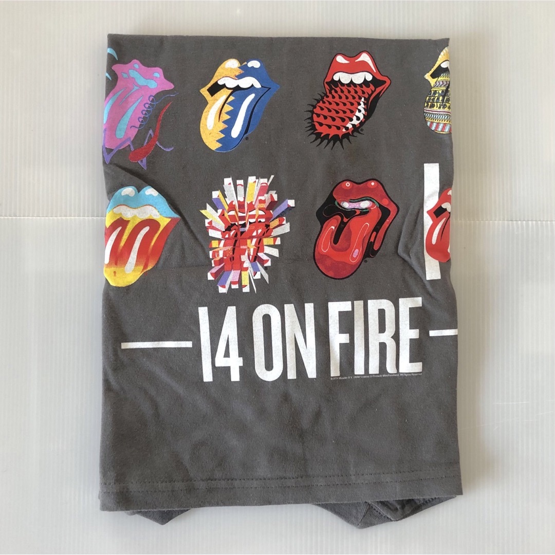 2014東京ドーム購入☆ローリングストーンズ Tシャツ「14 ON FIRE 2014東京ドーム購入☆ローリングストーンズ Tシャツ「14 ON FIRE