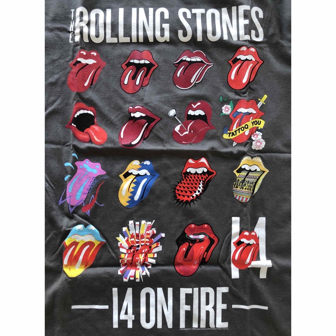 2014東京ドーム購入☆ローリングストーンズ Tシャツ「14 ON FIRE 2014東京ドーム購入☆ローリングストーンズ Tシャツ「14 ON FIRE