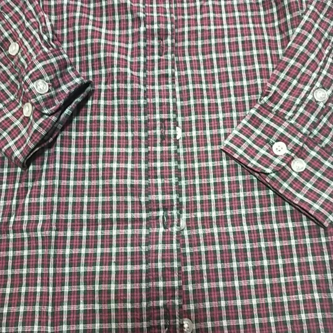 美品　チェックシャツ 長袖 3L 大きいサイズ秋冬　赤×黒　大きめサイズ レディースのトップス(シャツ/ブラウス(長袖/七分))の商品写真