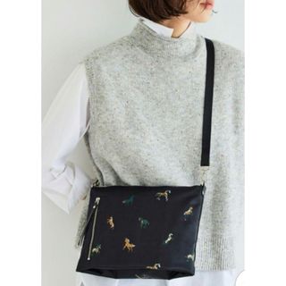 ラシット(Russet)の値下げ！美品！ラシット☆馬柄リバーシブルバッグ(ショルダーバッグ)