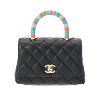 シャネル(CHANEL)のシャネル マトラッセ ココハンドル XXS レインボーハンドル ハンドバッ(ハンドバッグ)