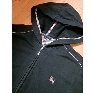 バーバリー(BURBERRY)のBURBERRYhorse刺繍ワンピZIP羽織パーカー(ひざ丈ワンピース)