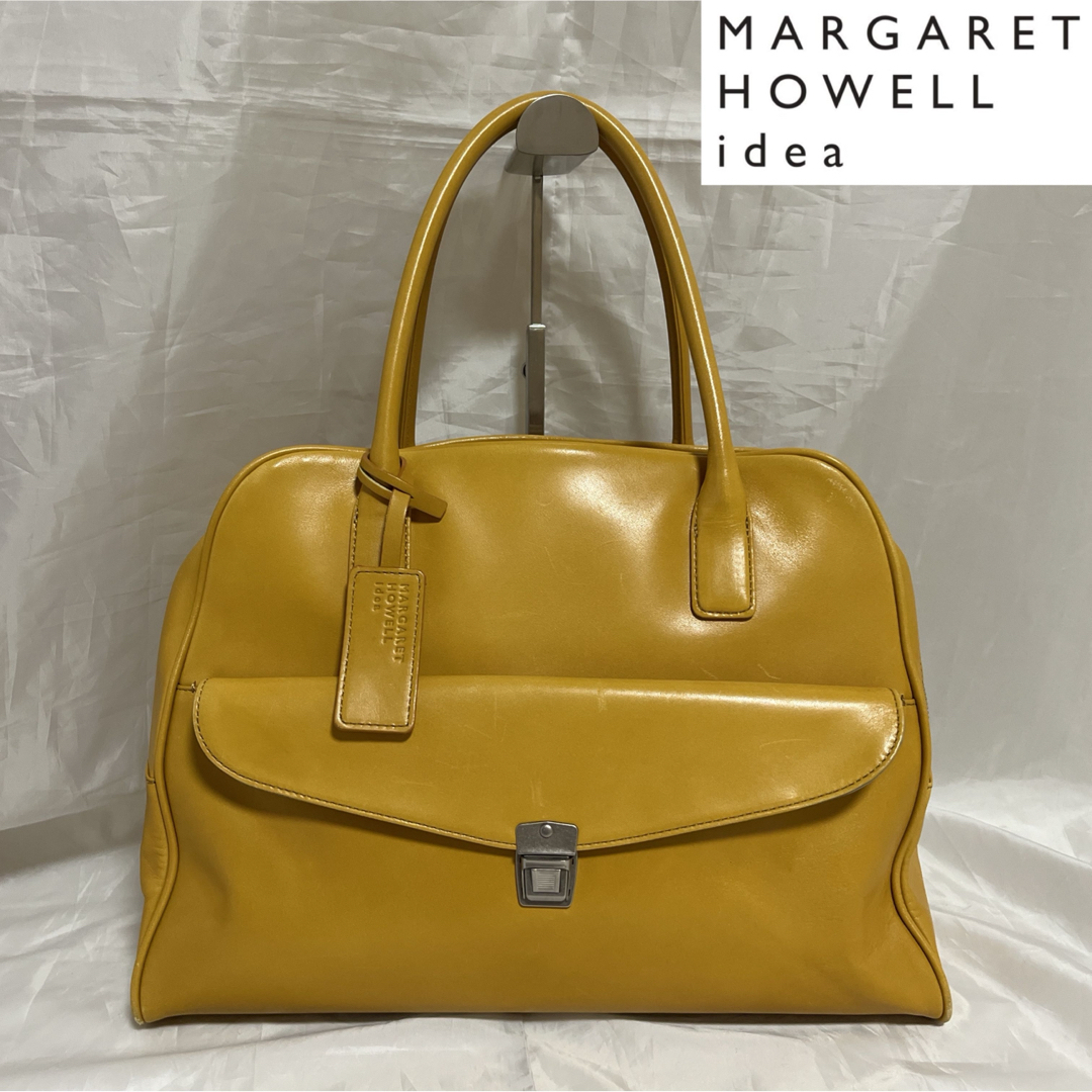 MARGARET HOWELL(マーガレットハウエル)の★MAGRET HOWELL idea★マーガレットハウエルボストンバッグレザー レディースのバッグ(トートバッグ)の商品写真