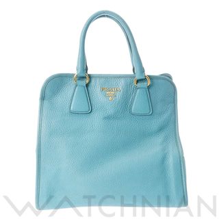 プラダ(PRADA)の中古 プラダ PRADA BN2254 レディース ハンドバッグ ターコイズ /ゴールド金具 レザー(その他)