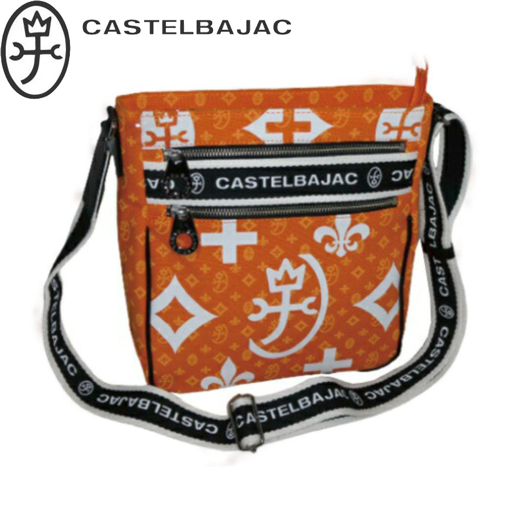 CASTELBAJAC(カステルバジャック)のカステルバジャック ニース ショルダーバッグ 038111 オレンジ メンズのバッグ(ショルダーバッグ)の商品写真