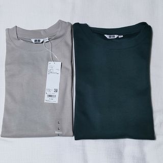 ユニクロ(UNIQLO)のユニクロU エアリズムコットンTシャツ(セット売り)(Tシャツ/カットソー(半袖/袖なし))