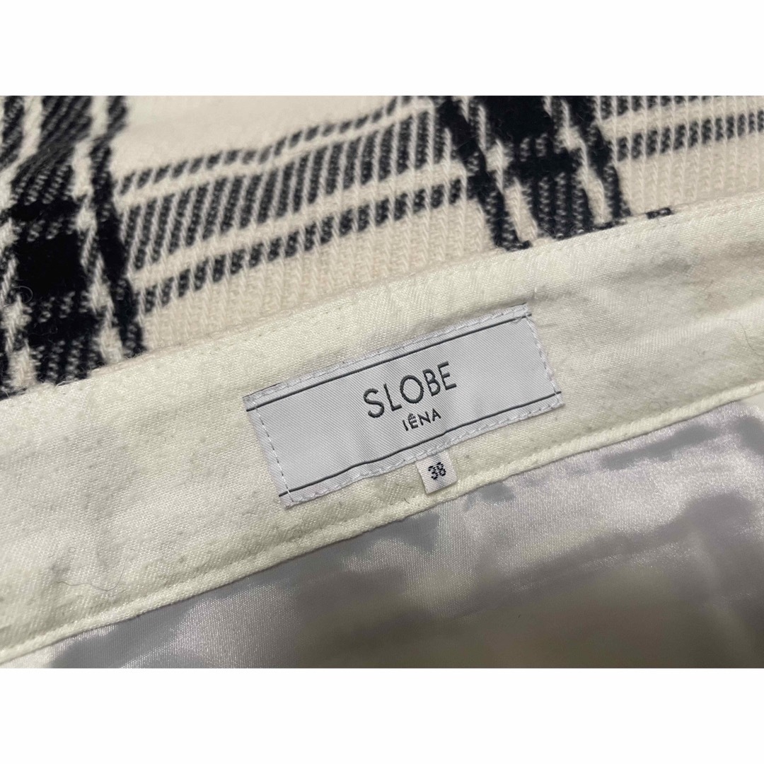 SLOBE IENA(スローブイエナ)のチェック柄台形スカート レディースのスカート(ひざ丈スカート)の商品写真