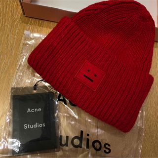 アクネストゥディオズ(Acne Studios)のACNE STUDIOS アクネ ビーニー ニット帽 リブ(ニット帽/ビーニー)