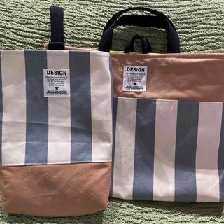 値下げ　入園入学ハンドメイド　レッスンバッグ　シューズバッグ(バッグ/レッスンバッグ)