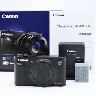 キヤノン(Canon)のCanon PowerShot SX740 HS ブラック(コンパクトデジタルカメラ)