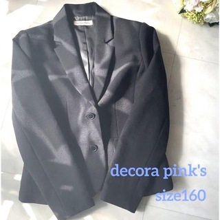 【美品】decora pink's  シンプルブラックフォーマルジャケット　喪服(ジャケット/上着)