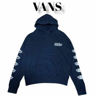 即完売　裏VANS　マルチプリント　スウェットパーカー　裏バンズ　ヴァンズ(パーカー)