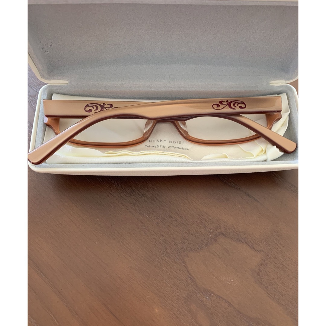 眼鏡　ハスキーノイズ　度なし　伊達眼鏡 レディースのファッション小物(サングラス/メガネ)の商品写真