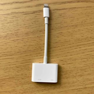 アップル(Apple)のApple Lightning  AVアダプタ HDMI変換ケーブル(映像用ケーブル)