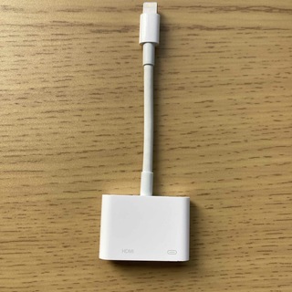 アップル(Apple)のApple Lightning  AVアダプタ HDMI変換ケーブル(映像用ケーブル)