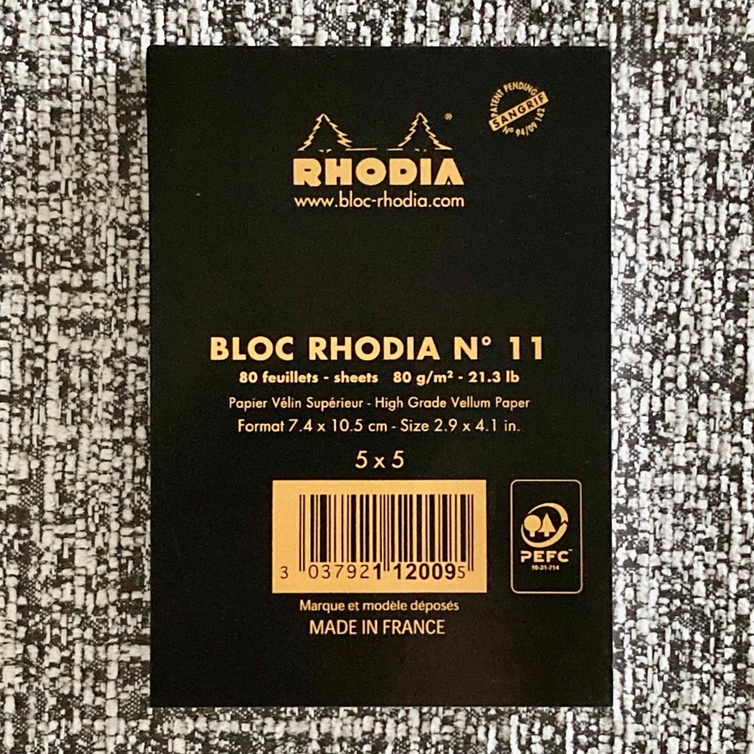 RHODIA(ロディア)のIBM RHODIA メモパッド カバー セット  [限定非売品 新品未使用] エンタメ/ホビーのコレクション(ノベルティグッズ)の商品写真