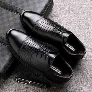 27cm メンズ 革靴 ビジネスシューズ 通勤 就活 通気性 ブラック R562(ドレス/ビジネス)
