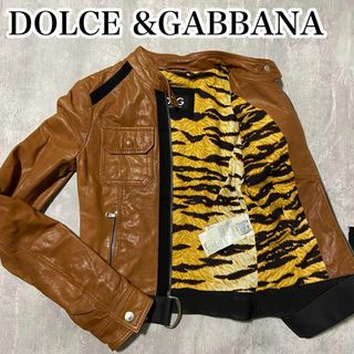 ドルチェ&ガッバーナ(DOLCE&GABBANA) ライダースジャケット(レディース