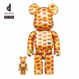 メディコムトイ(MEDICOM TOY)のBE@RBRICK Gold Heart 100％ & 400％(その他)