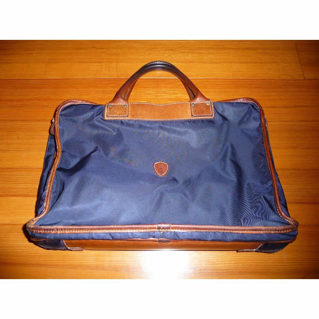 Felisi(フェリージ)のFELISI(フェリージ) 1993 ビジネスバッグ ネイビー レザー ブラウン メンズのバッグ(ビジネスバッグ)の商品写真