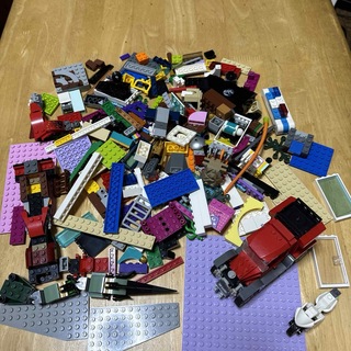 レゴ(Lego)のレゴ（lego）701g！まとめ売り 0.7kg　基本ブロック大量　中古(知育玩具)