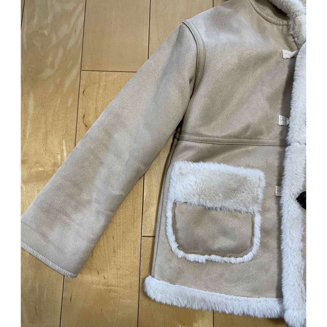 BEAMS(ビームス)のbeamsキッズ　ムートンコート　100 キッズ/ベビー/マタニティのキッズ服女の子用(90cm~)(コート)の商品写真