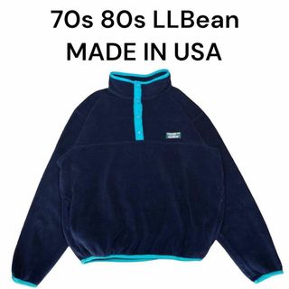 エルエルビーン(L.L.Bean)の70s80sLLBeanスナップＴハーフスナッププルオーバーエルエルビーンUSA(その他)