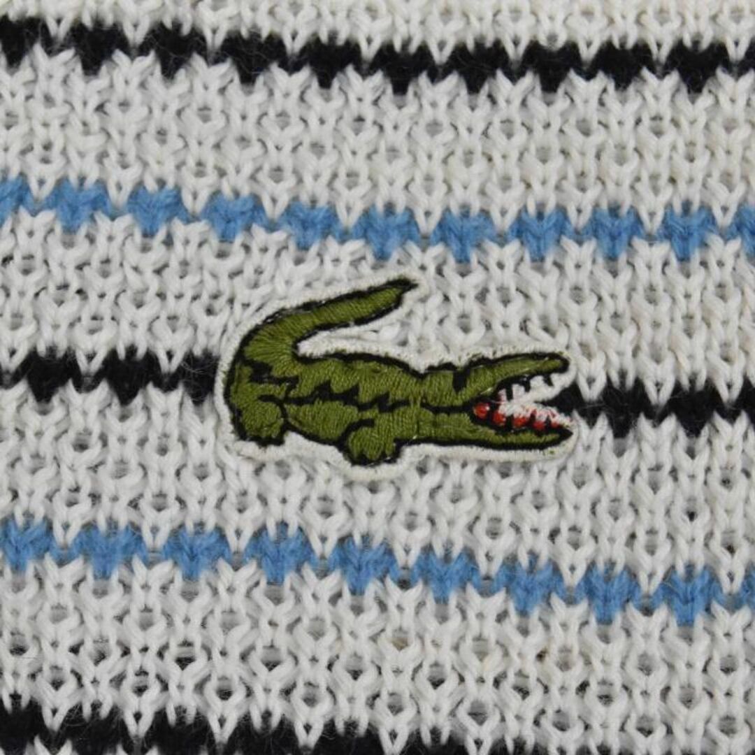 LACOSTE(ラコステ)のラコステ 80s セーター 13969ｃフランス製 コットン LACOSTE メンズのトップス(ニット/セーター)の商品写真