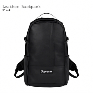 シュプリーム(Supreme)のSupreme Leather Backpack BLACK(バッグパック/リュック)