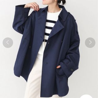 スピックアンドスパン(Spick & Span)のSpick & Span ♡ コットンリネンツイルオーバーミドル丈コート(その他)