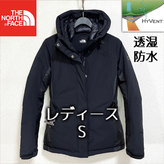 ザノースフェイス(THE NORTH FACE)の人気希少 ノースフェイス ダウンジャケット レディースS 透湿防水 ブラック(ダウンジャケット)