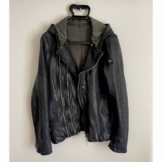 ヨウジヤマモト(Yohji Yamamoto)の【定価約40万】21-22SS ヨウジオム BACKLASH フードジャケット(その他)