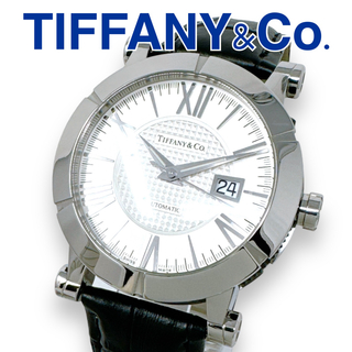 ティファニー(Tiffany & Co.)のティファニー アトラス ジェント Z1000 革ベルト 自動巻き メンズ 時計(腕時計(アナログ))