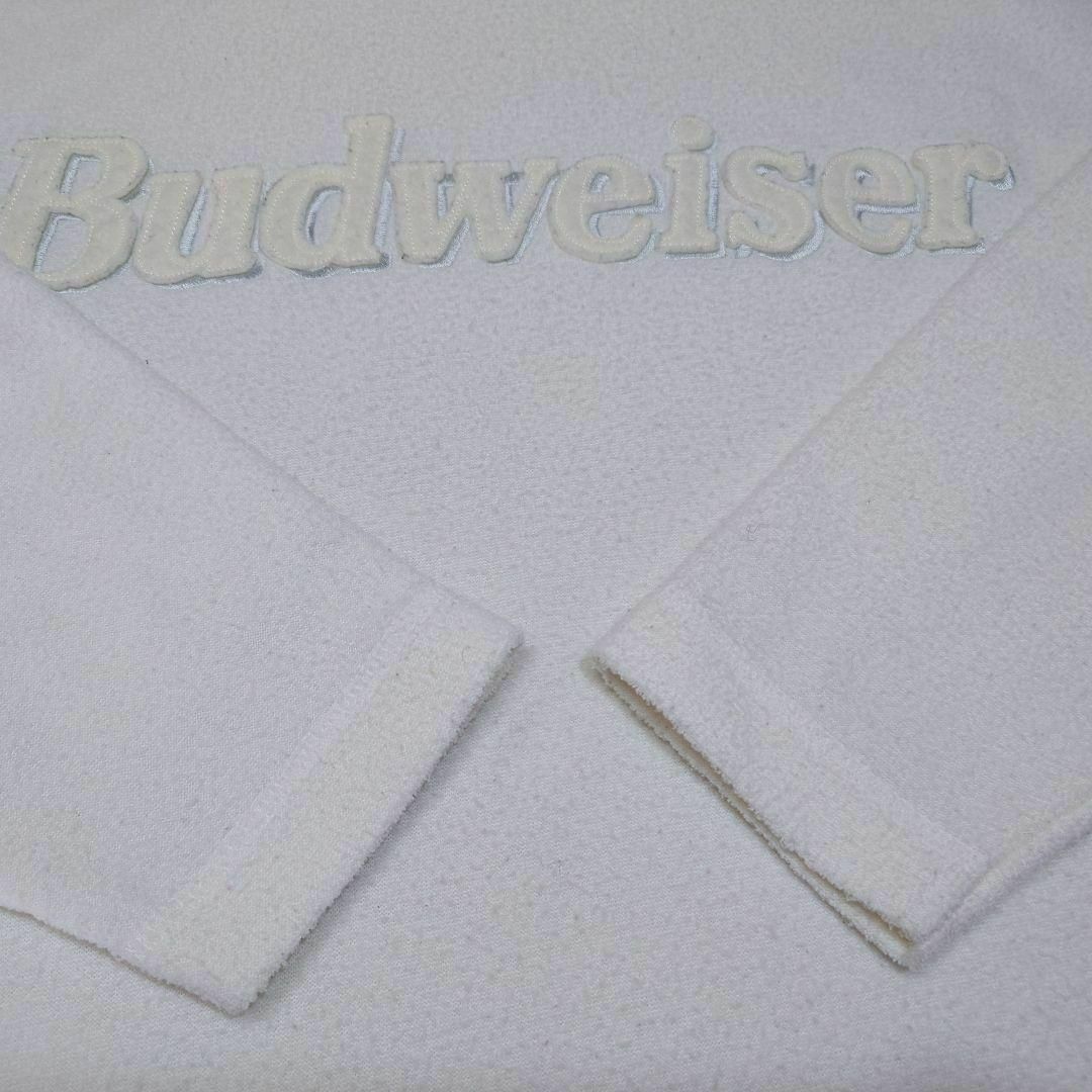 Budweiser ビッグロゴ刺繍ワッペンパイル地プルオーバー 古着 Budweiser ビッグロゴ刺繍ワッペンパイル地プルオーバー 古着