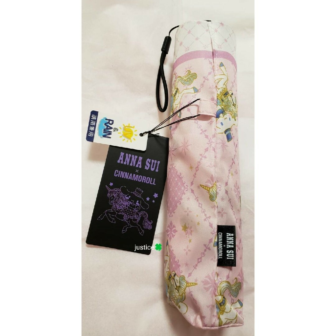 ANNA SUI(アナスイ)の非常に入手困難‼️☂️ANNA SUI & SANRIOコラボ 折りたたみ傘 レディースのファッション小物(傘)の商品写真