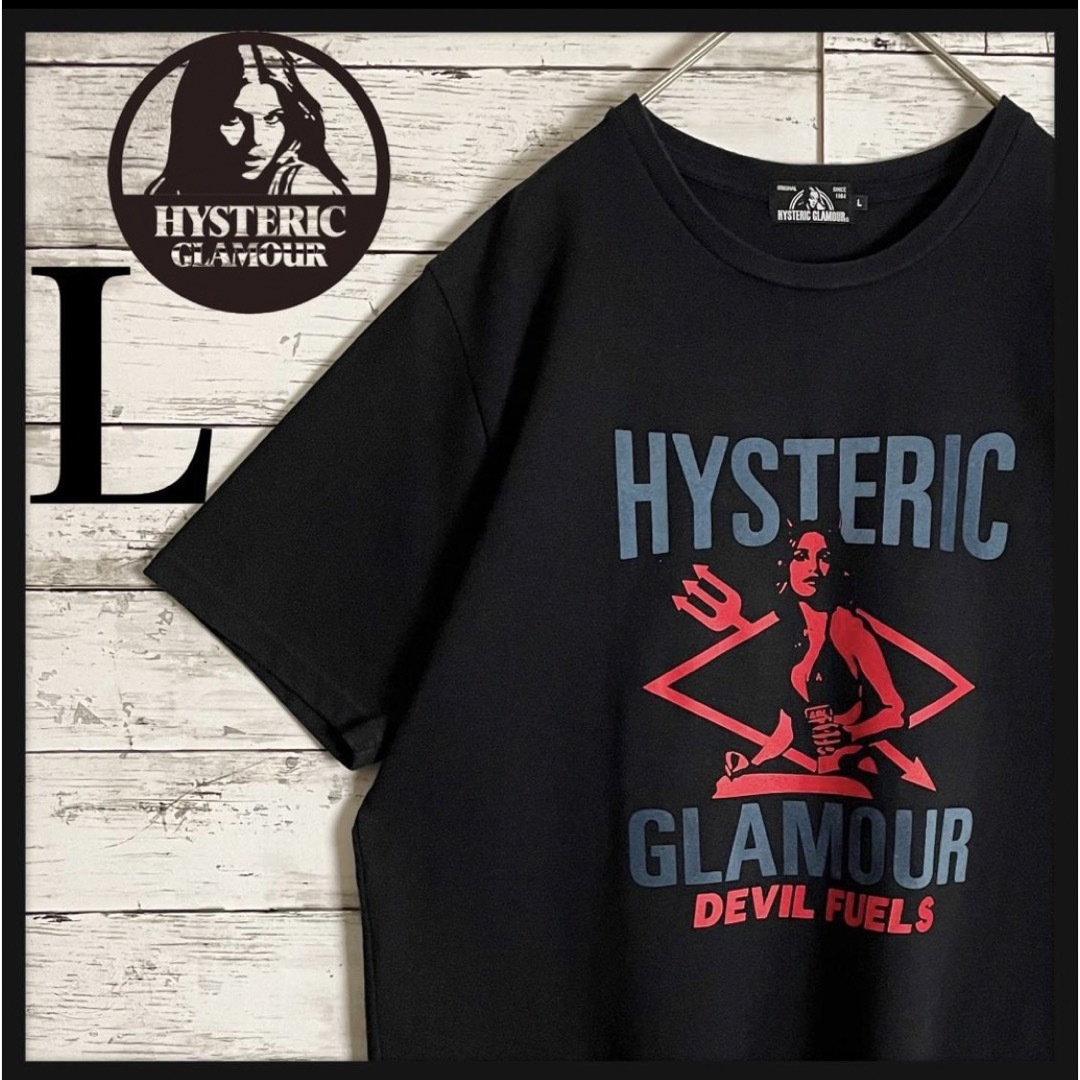 HYSTERIC GLAMOUR(ヒステリックグラマー)の【希少モデル】ヒステリックグラマー デビル ヒスガール ビックプリント tシャツ メンズのトップス(Tシャツ/カットソー(半袖/袖なし))の商品写真