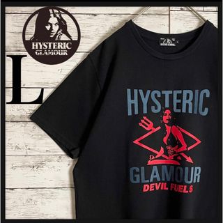 ヒステリックグラマー(HYSTERIC GLAMOUR)の【希少モデル】ヒステリックグラマー デビル ヒスガール ビックプリント tシャツ(Tシャツ/カットソー(半袖/袖なし))