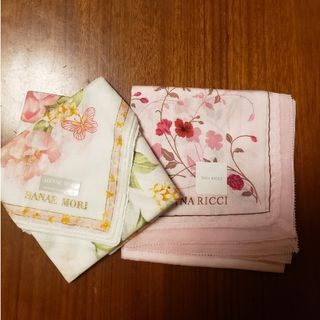 ニナリッチ(NINA RICCI)のニナリッチ&モリハナエ　ハンカチ２枚(ハンカチ)