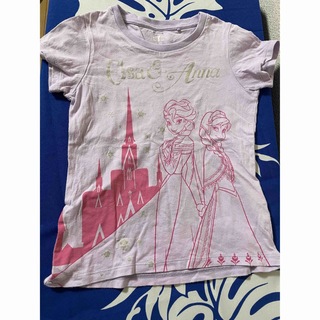 ユニクロ(UNIQLO)のUNIQLOx Disney プリンセス　半袖Tシャツ120(Tシャツ/カットソー)