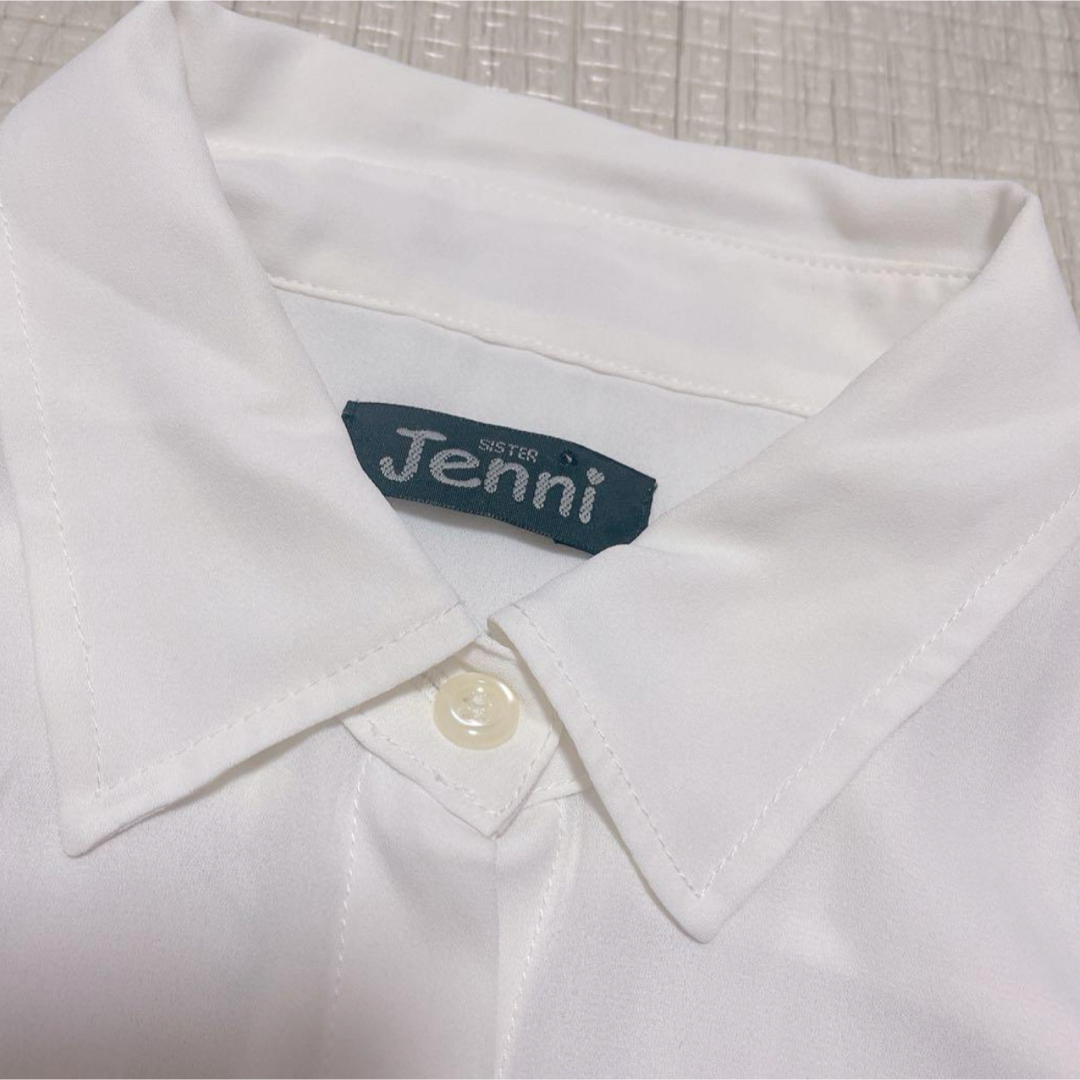 JENNI(ジェニィ)の1302 キッズ服 / SISTER JENNI / シースルーシャツ150 キッズ/ベビー/マタニティのキッズ服女の子用(90cm~)(ブラウス)の商品写真