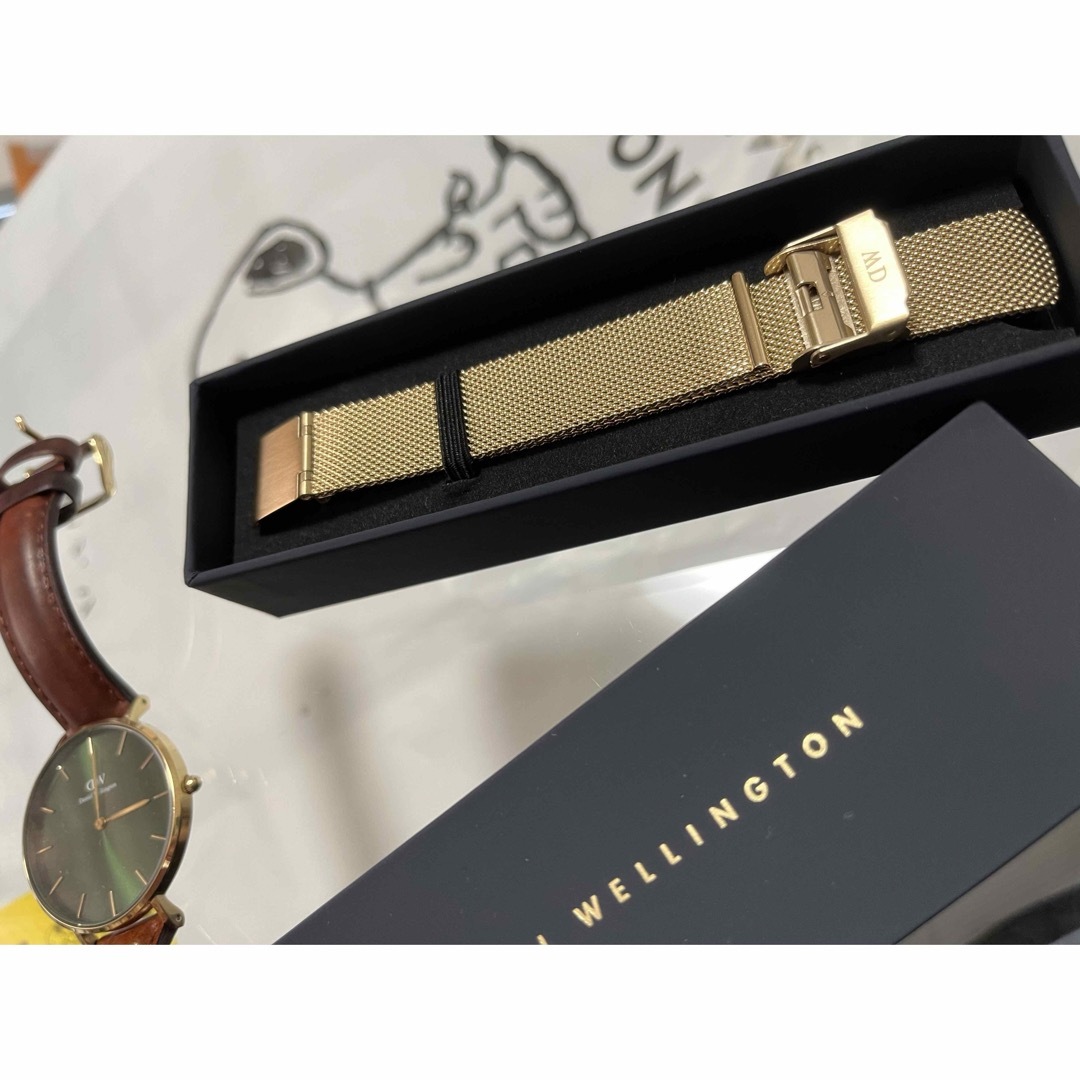 Daniel Wellington(ダニエルウェリントン)のダニエルウェリントン　メッシュベルト　GOLD メンズの時計(金属ベルト)の商品写真