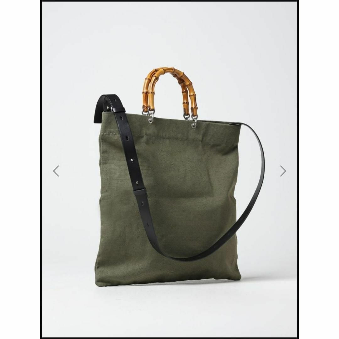 JIL SANDER - 【ジルサンダー】バンブーハンドルバッグ ロゴ JIL SANDER - 【ジルサンダー】バンブーハンドルバッグ ロゴ