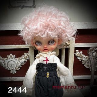 wpc_2444いちごみるく🐏プチサイズカルガンラムフルスキンウィッグ(ぬいぐるみ)